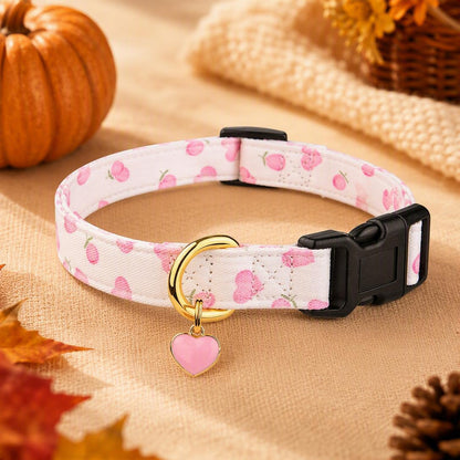 🎃Autumn Pumpkin Dog Collar — Adjustable Pumpkin and Sunflower Collar