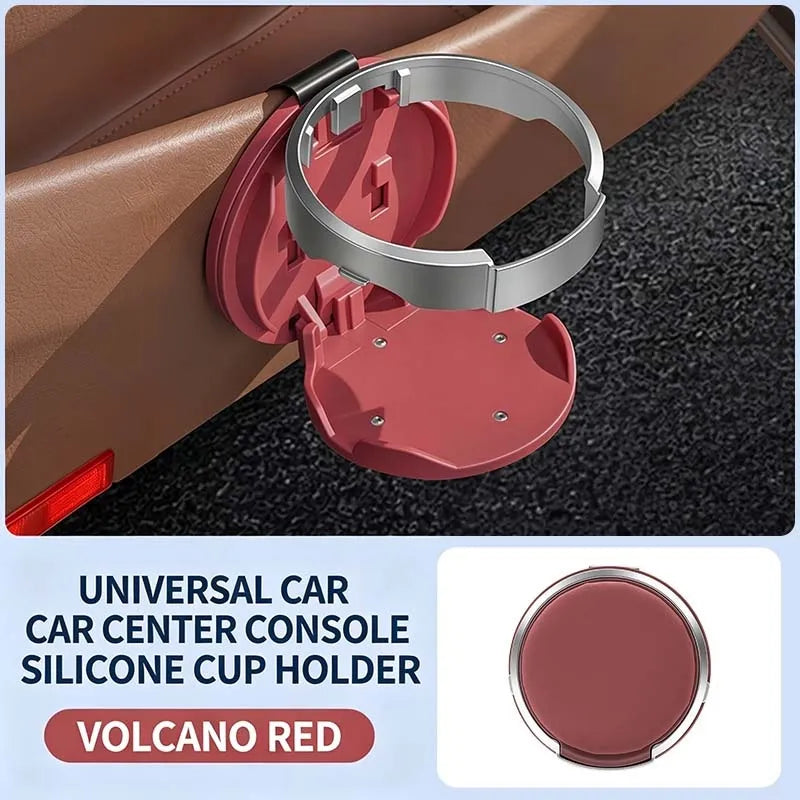 🚗 2-in-1 Foldable Car Cup Holder & Phone Stand – Space-Saving Design