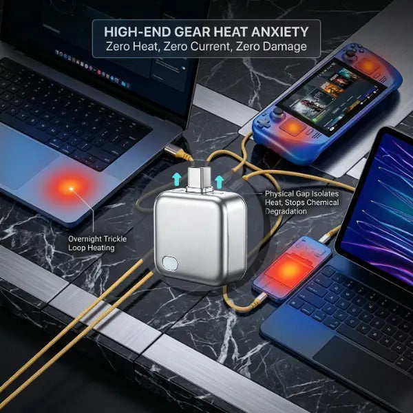 🔥Hot Sale 49% off🌟🔋 Physical-Disconnect Battery Guard, Auto & Self-Eject Charger