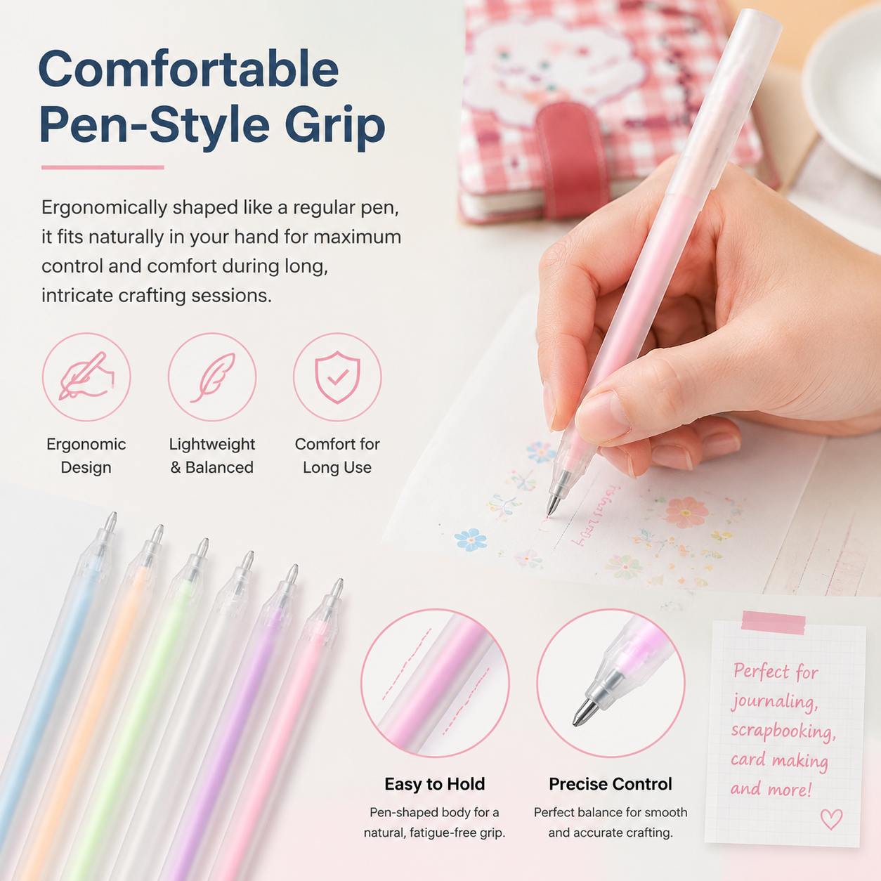 🎨🖊️Macaron-colored dot gel pen set