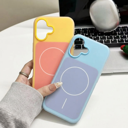 💥Candy-colored magnetic two-in-one phone case for iPhone 17 Pro Max Jelly Shell