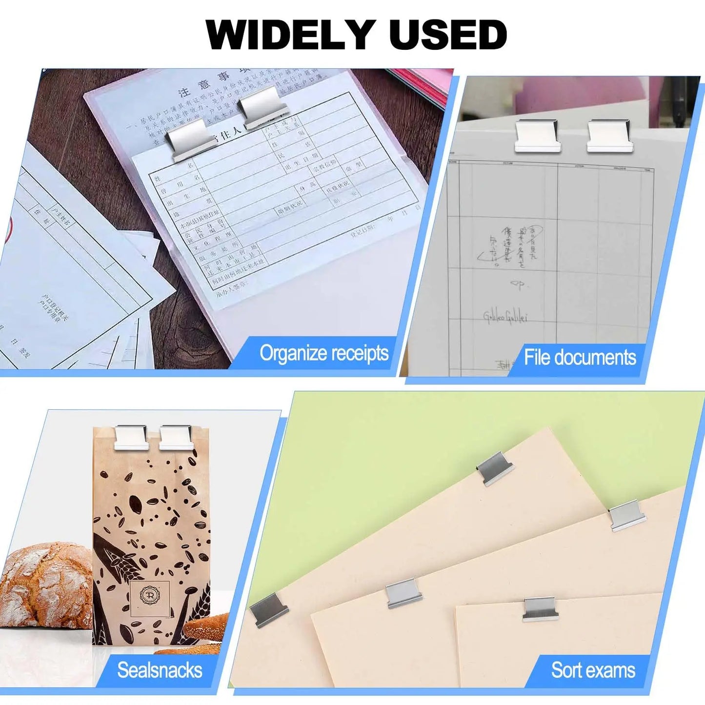 📄 Portable Binder Clip Stapler