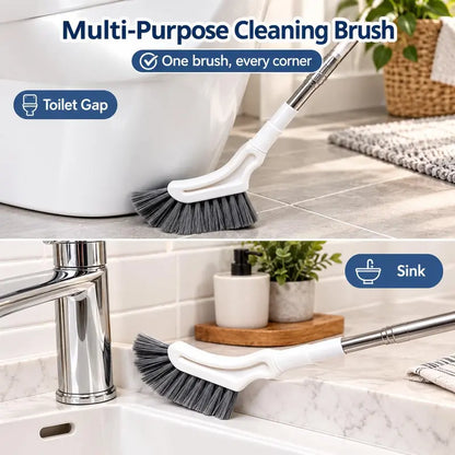 🧹Stainless Steel Extendable Long-Handled Crevice Cleaning Brush – A cleaning tool for bathrooms and hard-to-reach narrow gaps