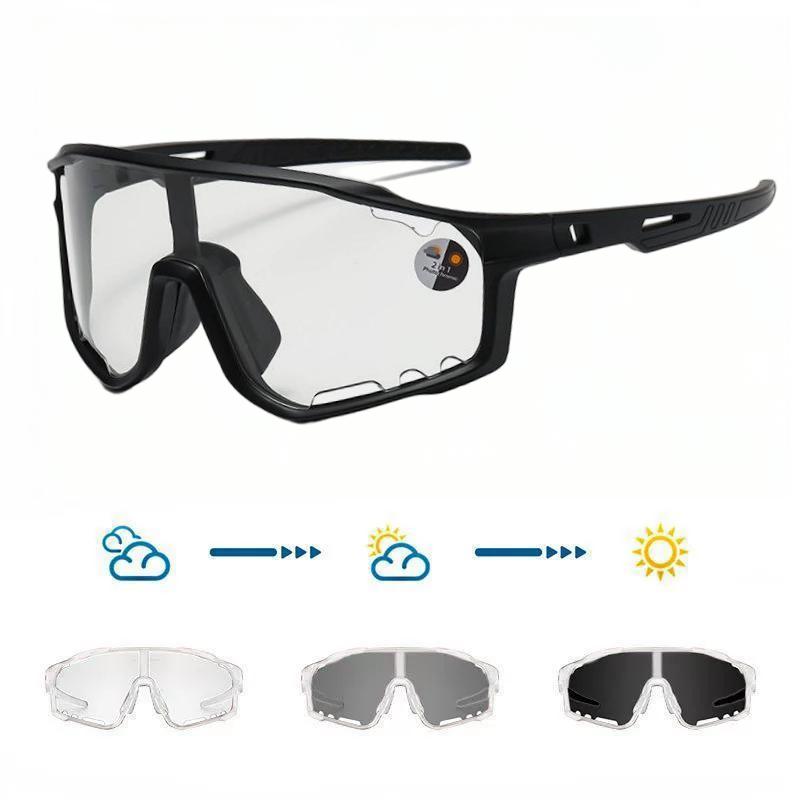 ☀️🕶️ UV400 Photochromic Polarized Safety Glasses with eyewear cases