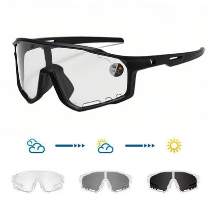 ☀️🕶️ UV400 Photochromic Polarized Safety Glasses with eyewear cases