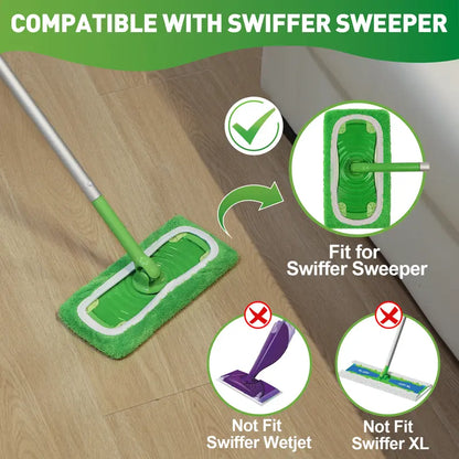 🧹🌱 Microfiber Mop Pads Compatible with Swiffer Sweeper Mop