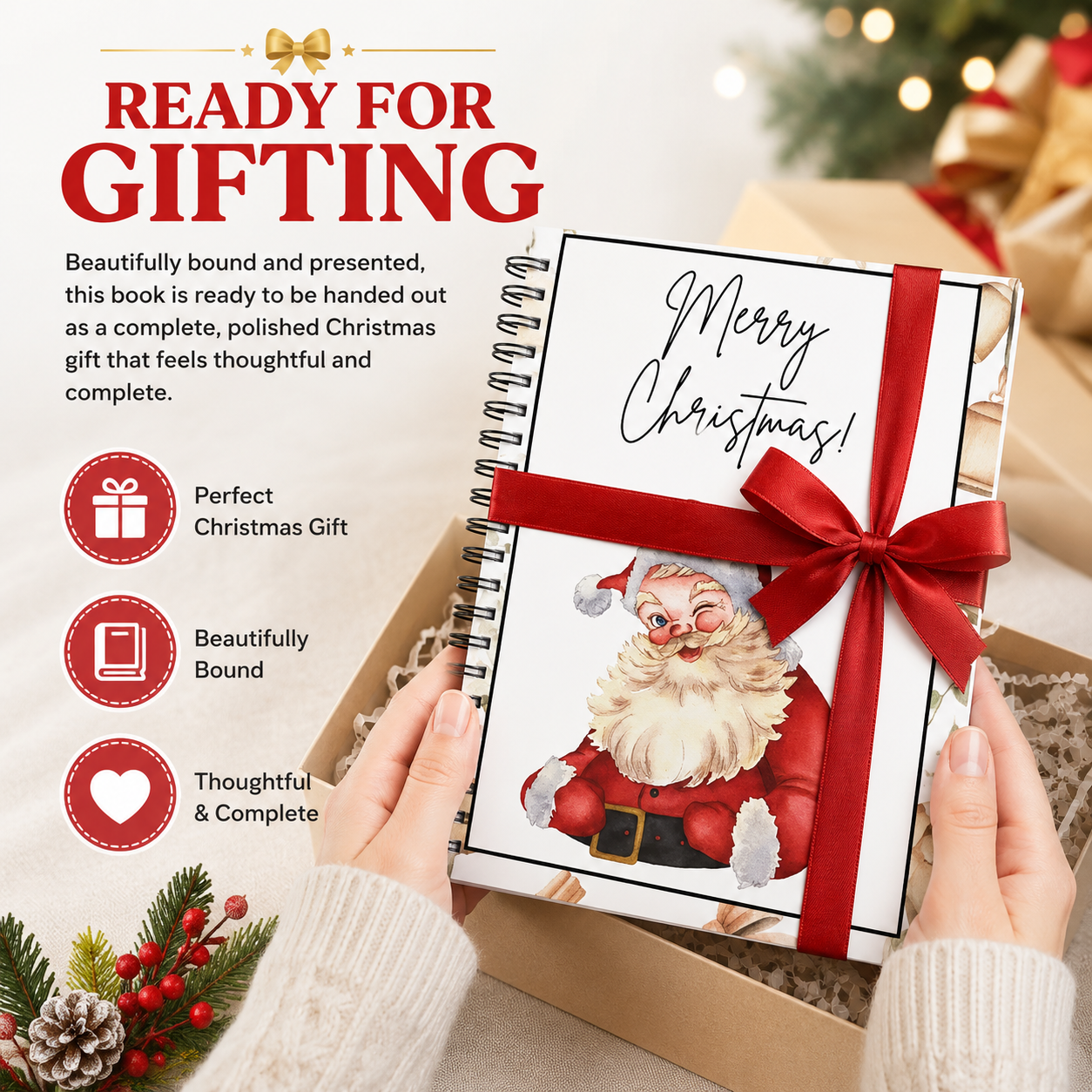 📖Merry Christmas Surprise Gift Card Book