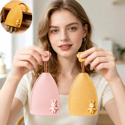 🔑 3-Pack Pull-Out Key Cases – Cute Bunny Protective Key Holders