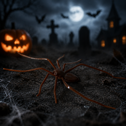 Halloween Prank Fake Spider Magnetic Fridge Sticker（5PCS）