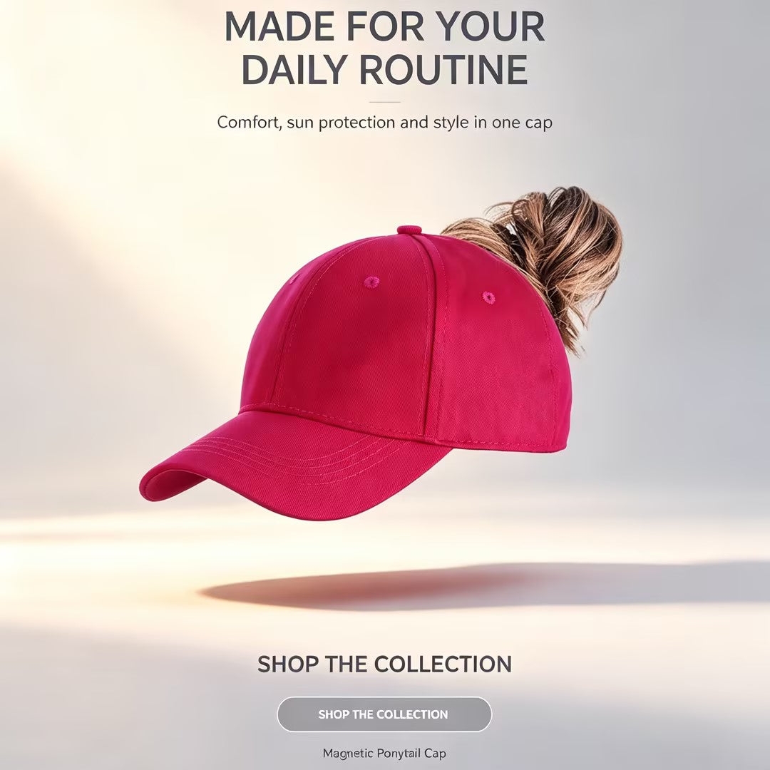 Magnetic Ponytail Cap