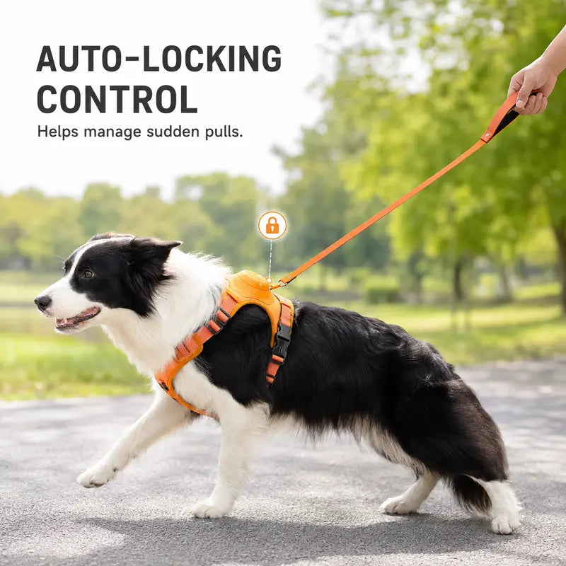 2-in-1 Retractable Dog Harness & Leash