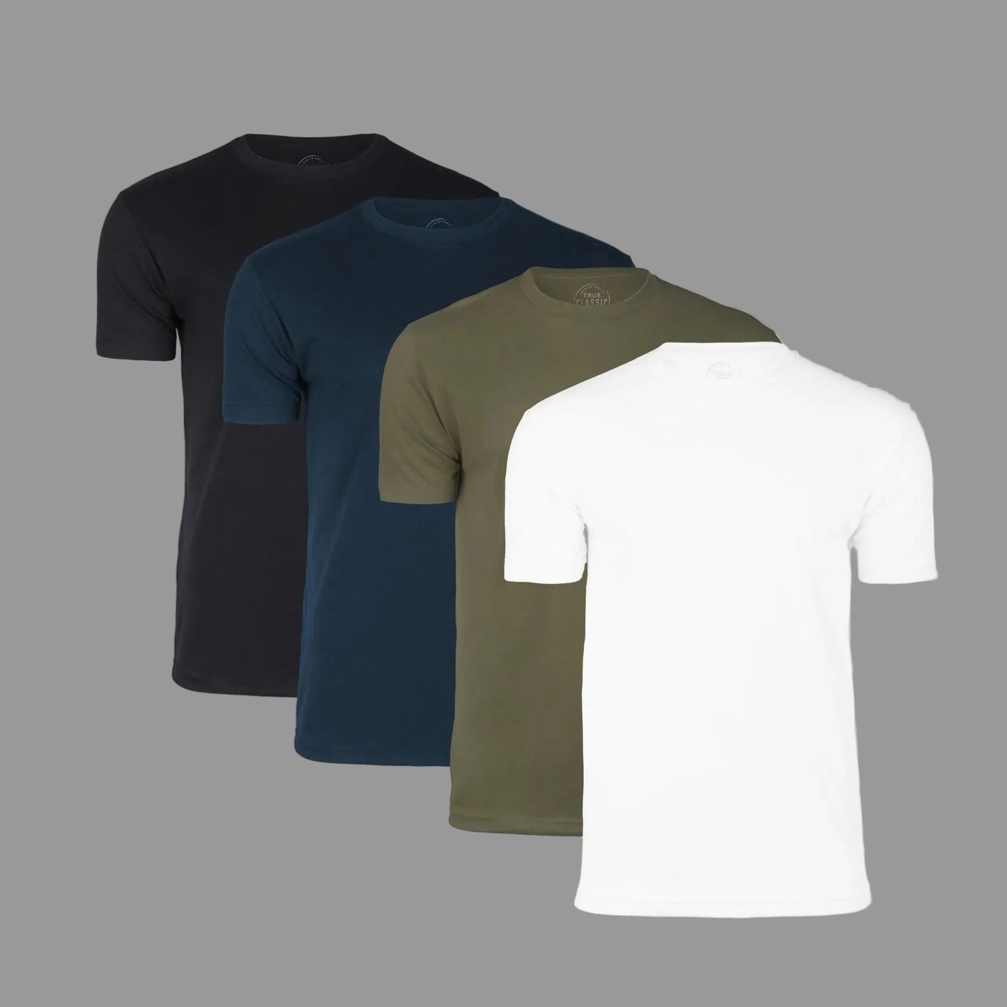 🧵 True Classic Men’s 4-Pack Short Sleeve Crew Neck T-Shirts