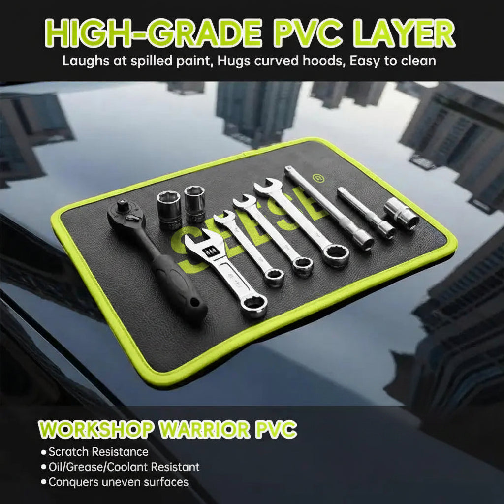 🧲🛠️ Flexible Magnetic Tool Mat & Tray Holder
