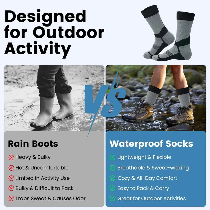🧦Unisex Waterproof Mid-to-High Cut Socks