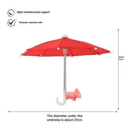 🌂 Universal Adjustable Piggy Umbrella Suction Cup Phone Stand