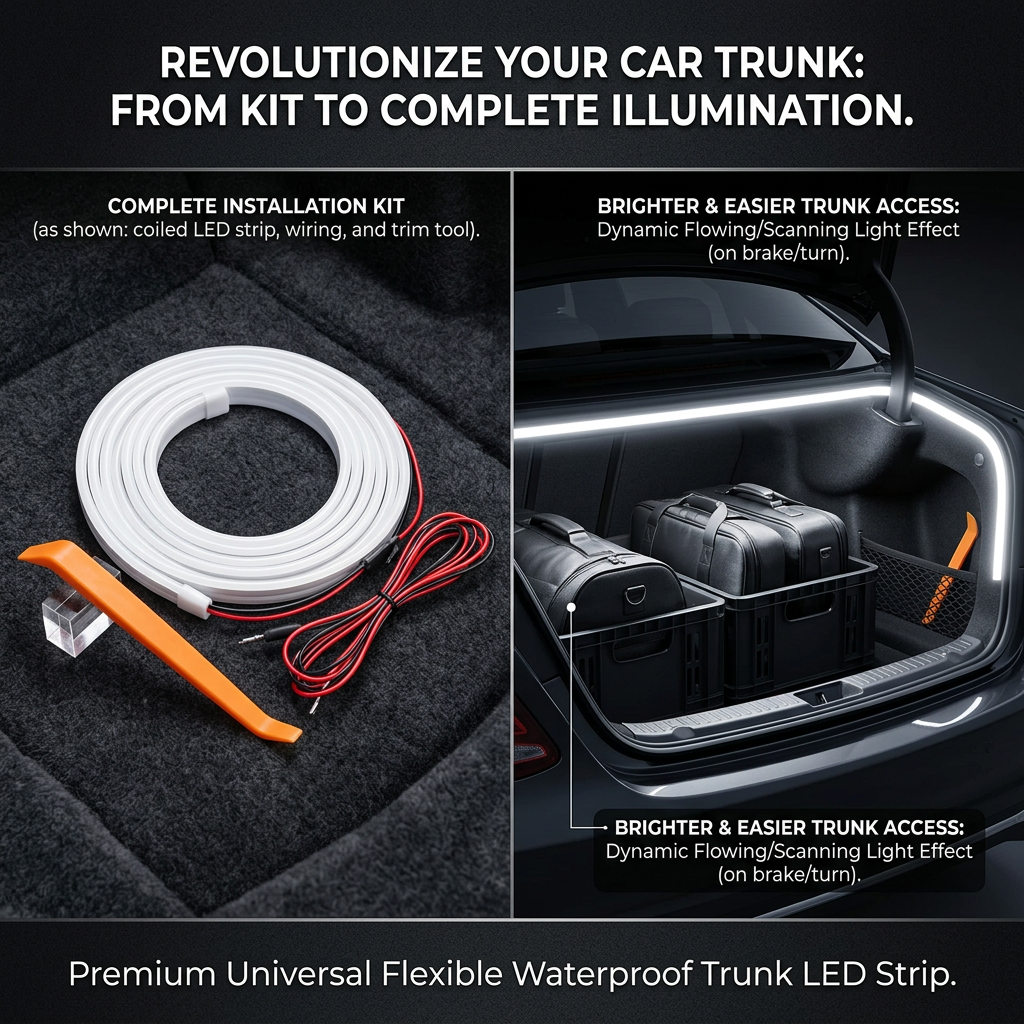💡Automatic-sensing LED tail light strip