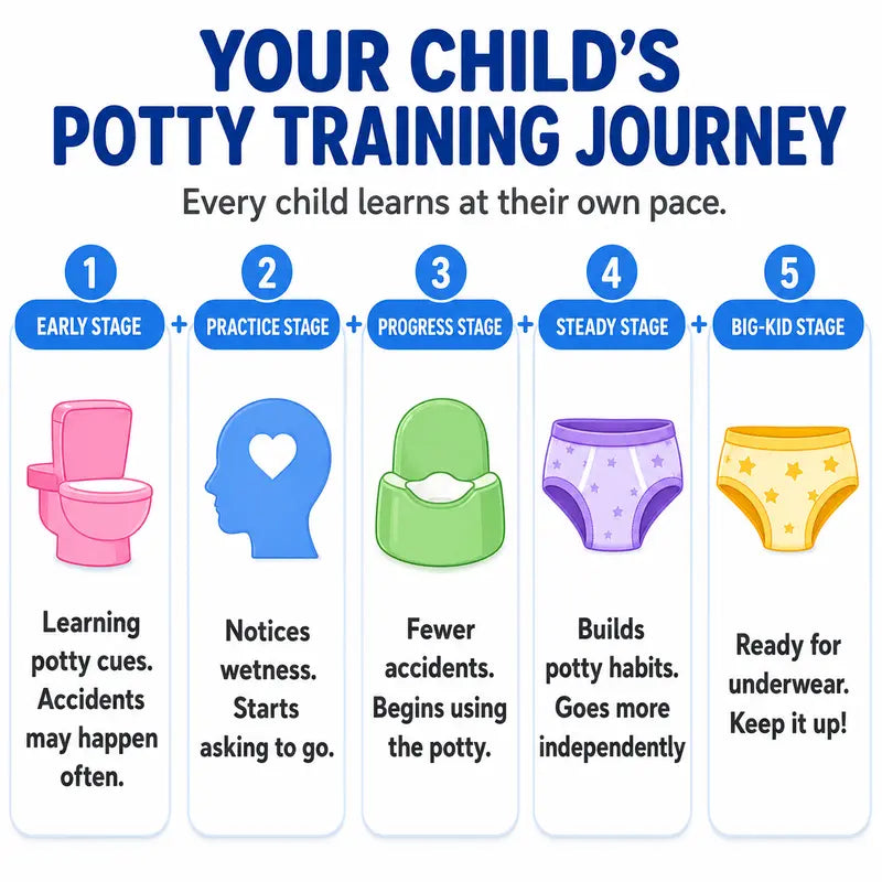 🚽🌱 Toddler Potty Training Pants 100% Cotton Soft Reusable Underwear