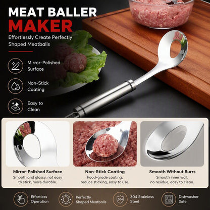 304 Stainless Steel Meatball Scoop Ball Maker Tool