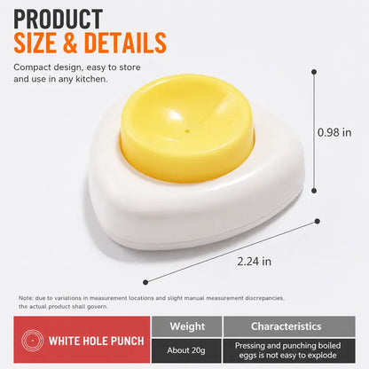 2PCS Egg Piercer with Stainless Steel Needle, Helps Prevent Shell Cracks