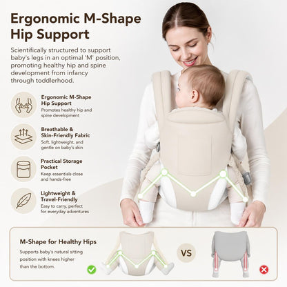👶Baby double-shoulder multi-functional baby carrier