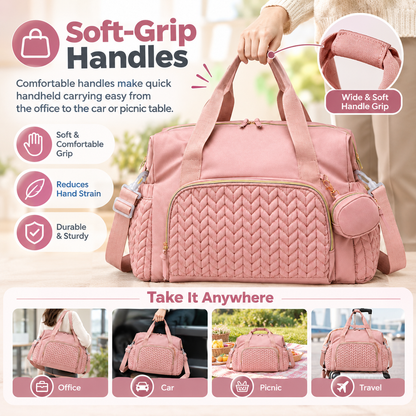 Waterproof Lunch Bag That Can Be Carried By Hand Or Worn Across The Body