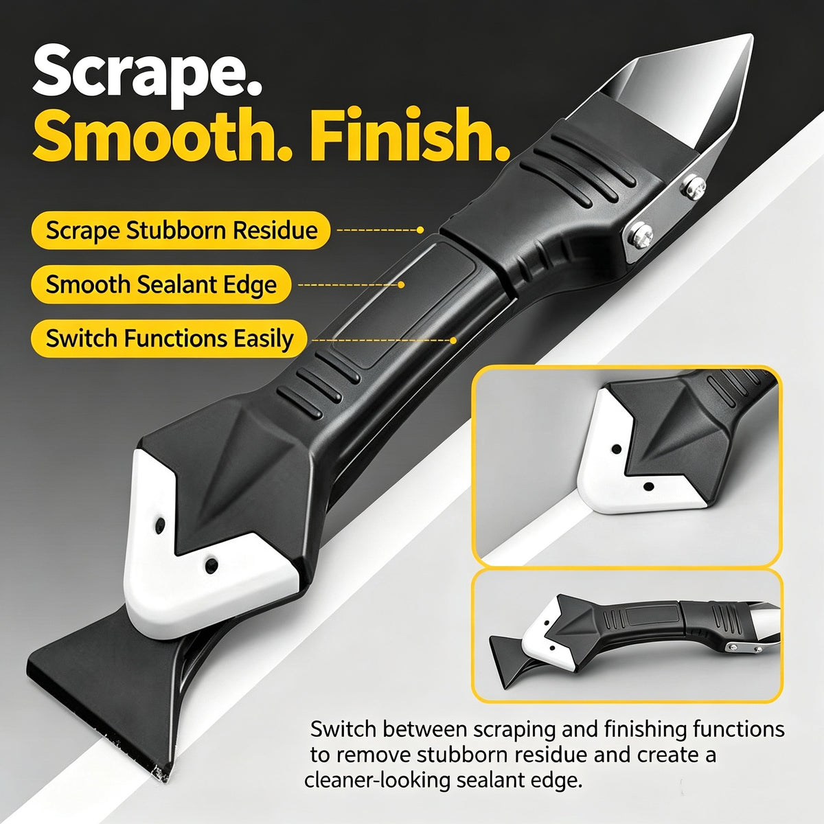 MultiFunctional 3-In-1 Powerful Scraper (Shovel, Scraper, Edge Scraper)