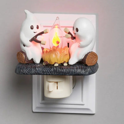 👻Ghost-shaped plug-in night light ornament