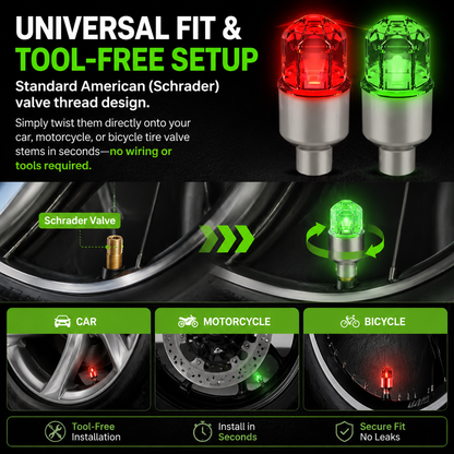 ✨Illuminated car tire valve cap