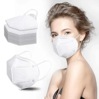 ✨KN95 Face Masks 100 Pack 5 Layer Breathable Design