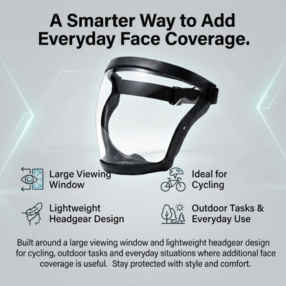 Unisex Full Face Safety Headgear For Cycling & Work