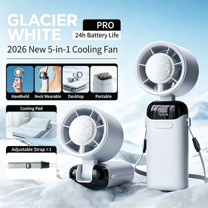 Portable handheld electric fan