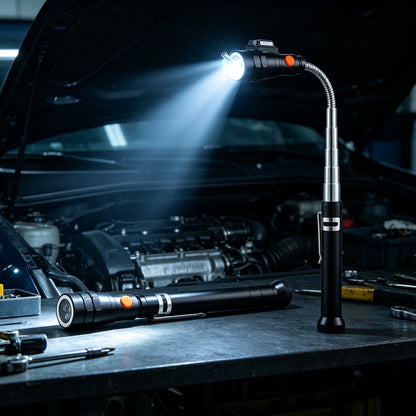 Extendable LED Magnetic Pickup Flashlight For Repair & Men’s Gift