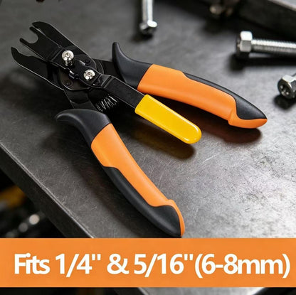 One-Hand Op. Heavy Duty Push-to-Connect Air Hose Connector Remover Pliers