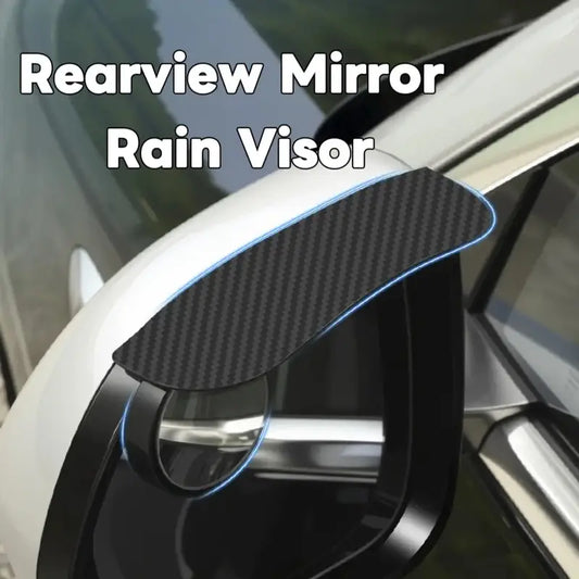 🚗2-Pack Universal Car Rearview Mirror Rain Guards, Waterproof Side Mirror Rain Visors, Sunshades