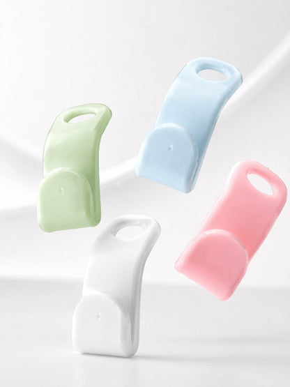 Mixed Color Clothes Hanger Extension Hooks, Wardrobe Space Saving Connectors (10Pcs)
