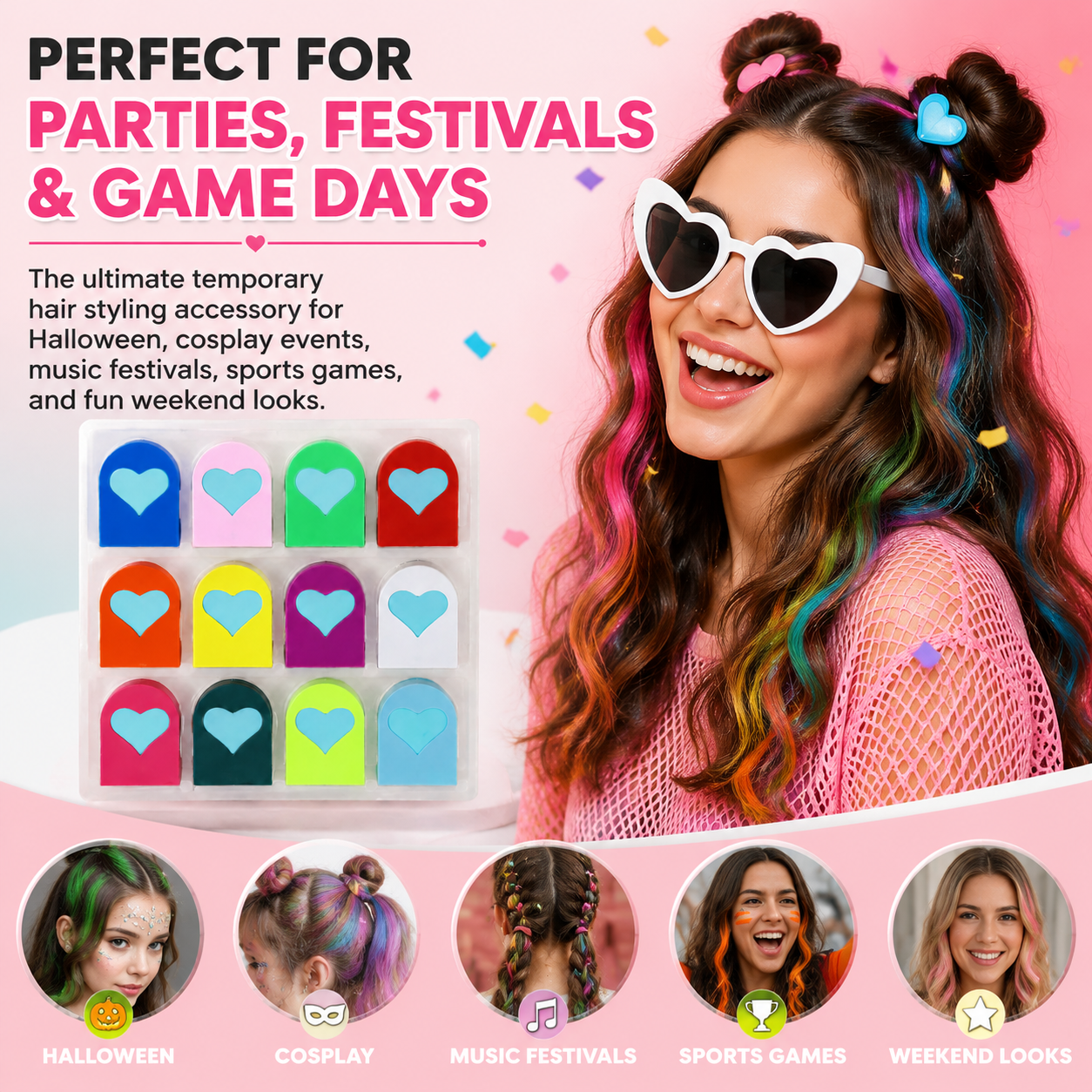 ✨Portable Temporary Hair Chalk Set