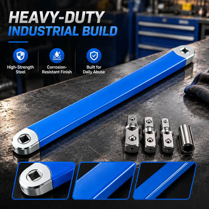 🔧Multifunctional ratchet extension wrench