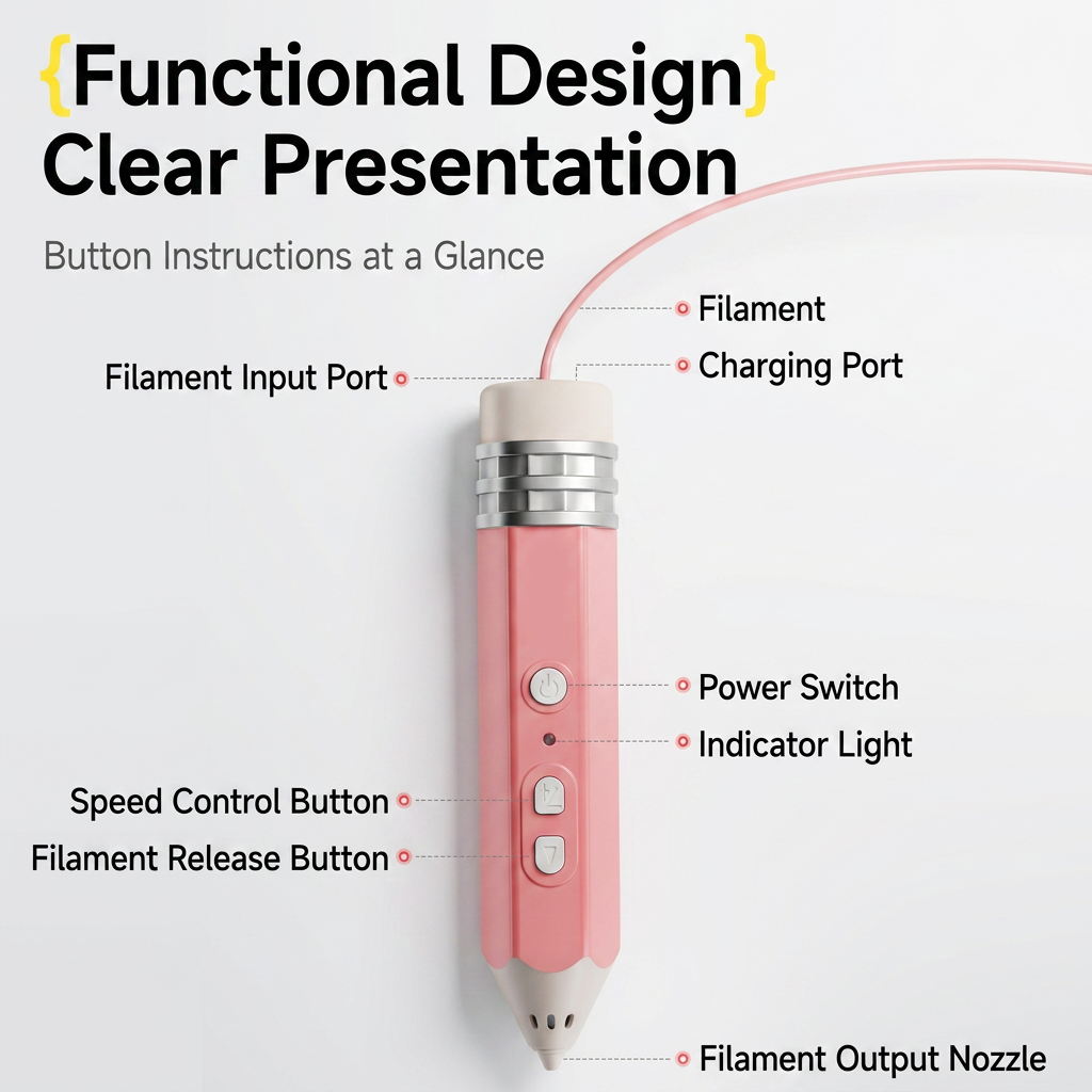 🌈3D Graffiti Printing Pen for Children