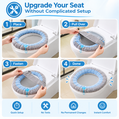 Lightweight Washable Soft Toilet Seat Cushion