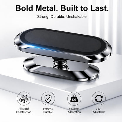 📱Car Magnetic Phone Holder - 360° Adjustable, with Included Metal Plate