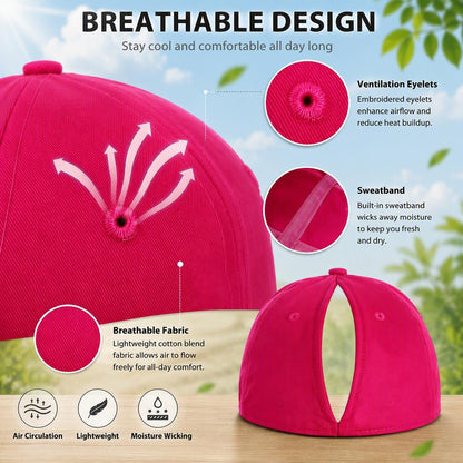 Magnetic Ponytail Cap