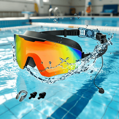 🔥Hot Sale 49% off🌟😎 Swim Goggles with Waterproof Earplugs & Nose Clip