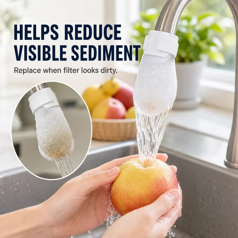 💧Disposable cotton faucet filter bags