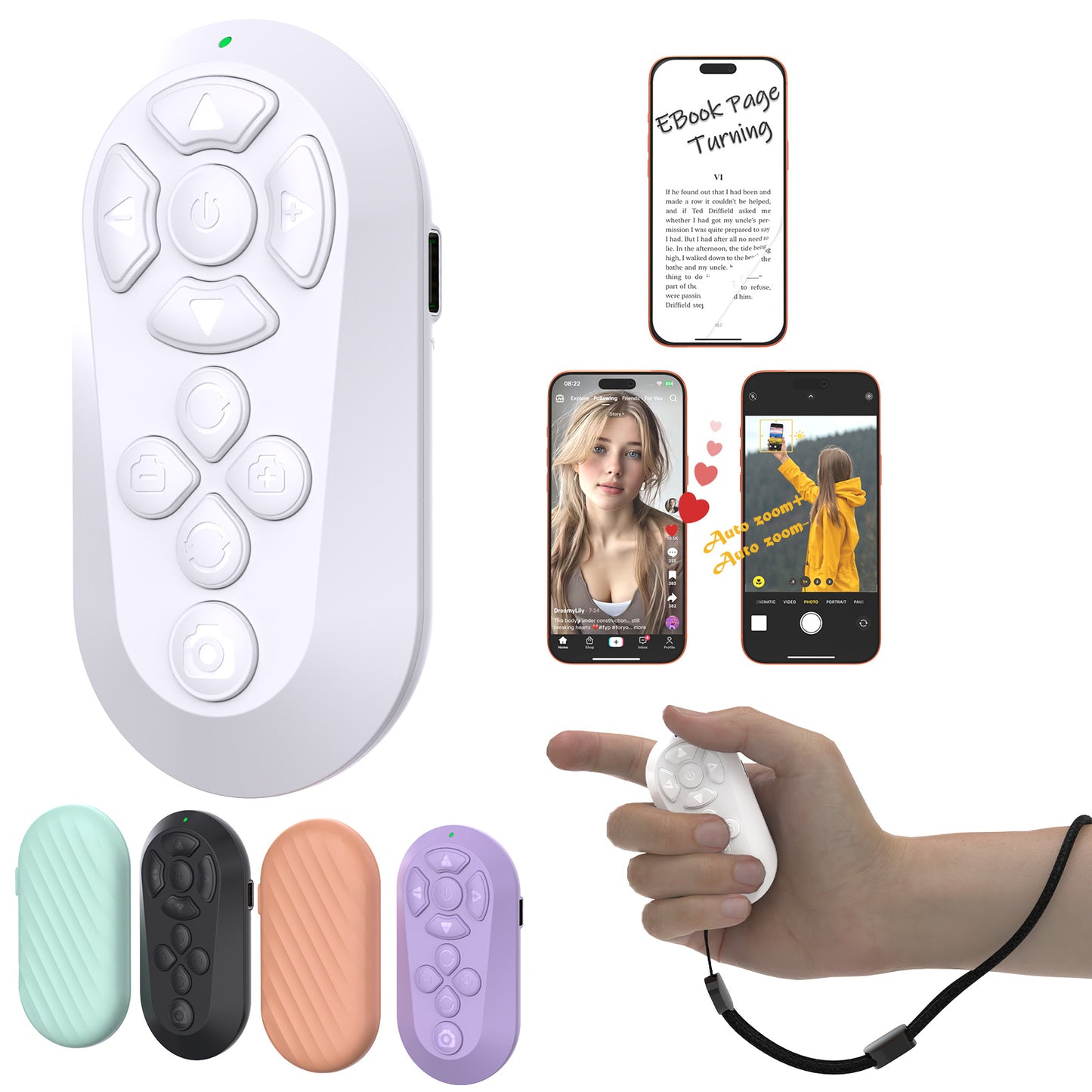 📱Short-video mobile device controls Bluetooth remote controller