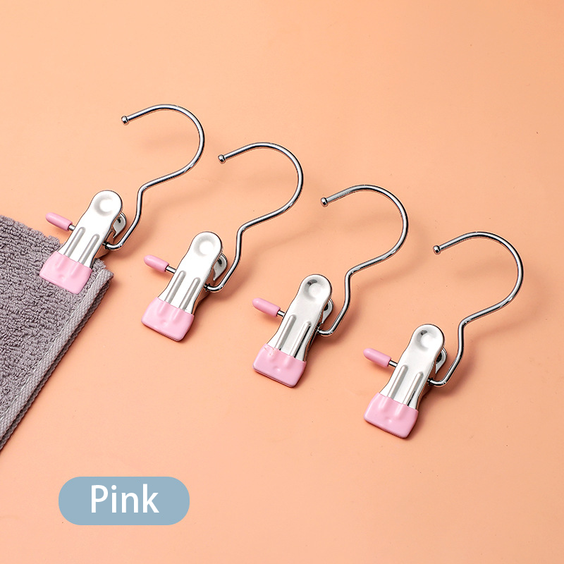⚙️20/30/40pcs Boot Hangers Clips Laundry Hooks Stainless Steel
