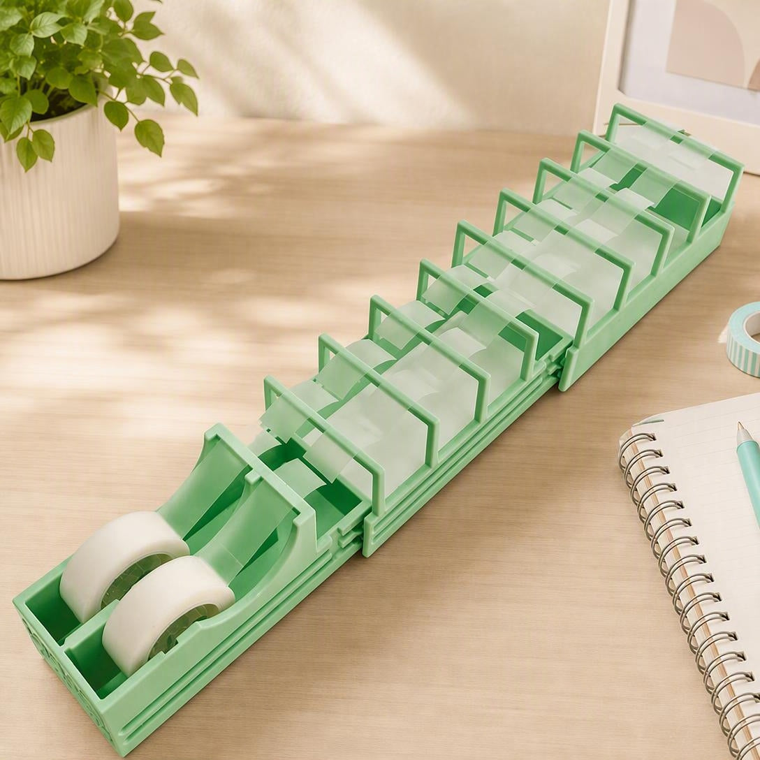 📏Retractable Multi-Roll Tape Dispenser