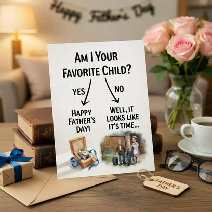 🤣👔 Funny Father’s Day Card - Buy 3 Get 1 Free