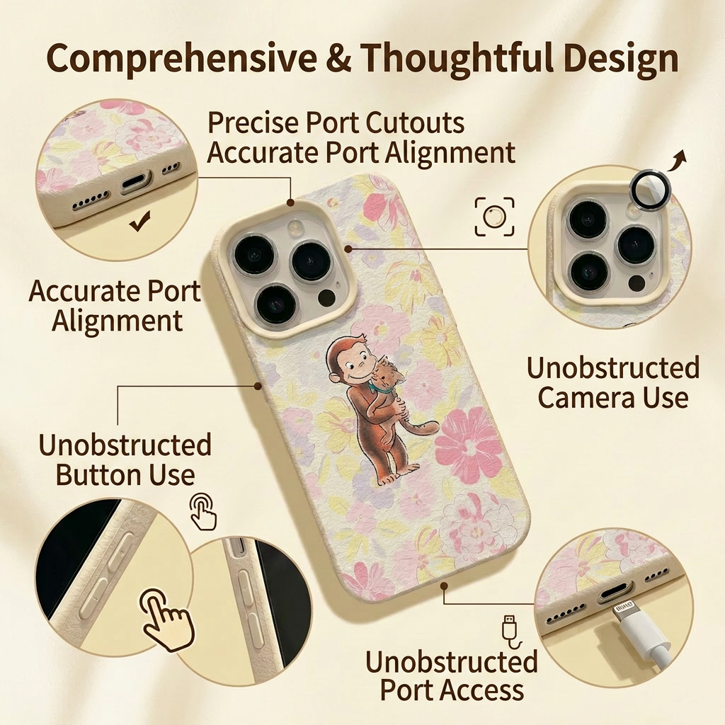 🎨 The whimsical nostalgic children's art style phone case