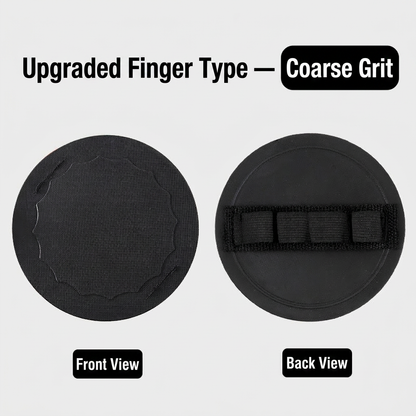 🧼Finger-sized rubber painless round bath towel