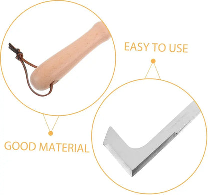 🌱🔧 Crack Weeder Tool , Stainless Steel Manual Grass Puller